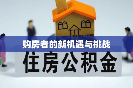 八步购房者的新机遇与挑战