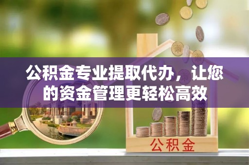 八步公积金专业提取代办，让您的资金管理更轻松高效