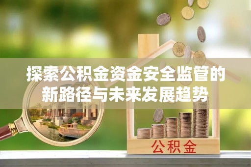 八步探索公积金资金安全监管的新路径与未来发展趋势