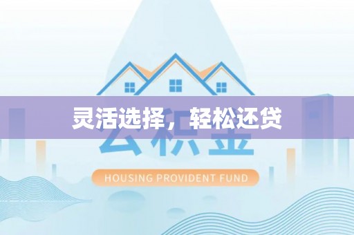 八步灵活选择，轻松还贷
